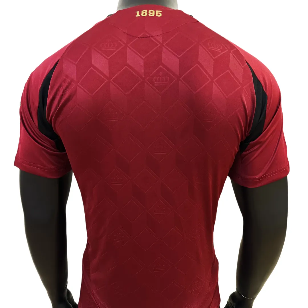 Alternative view of Player Version Belgium Home Jersey EURO 2024