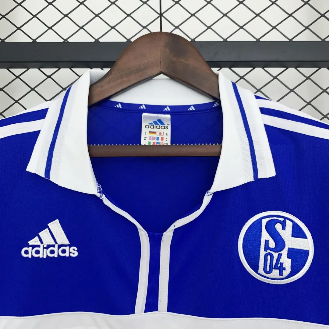 Retro Schalke 04 Home Jersey 2001/02 - Image 3