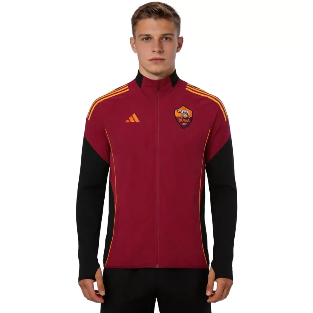 Alternative view of AS Roma Windbreaker Jacket Red 2025/26