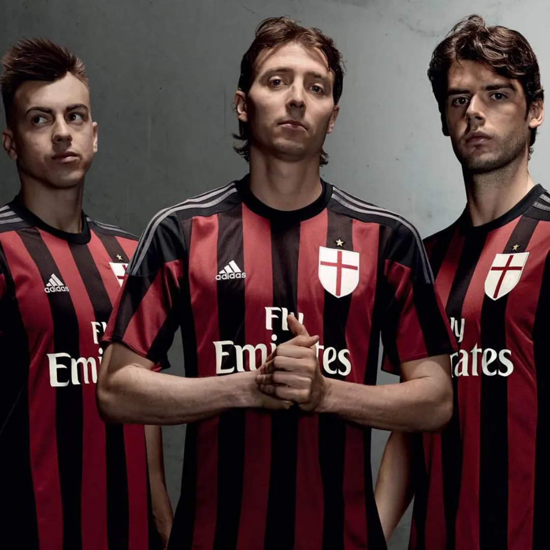 Alternative view of Retro AC Milan Home Jersey 2015/16