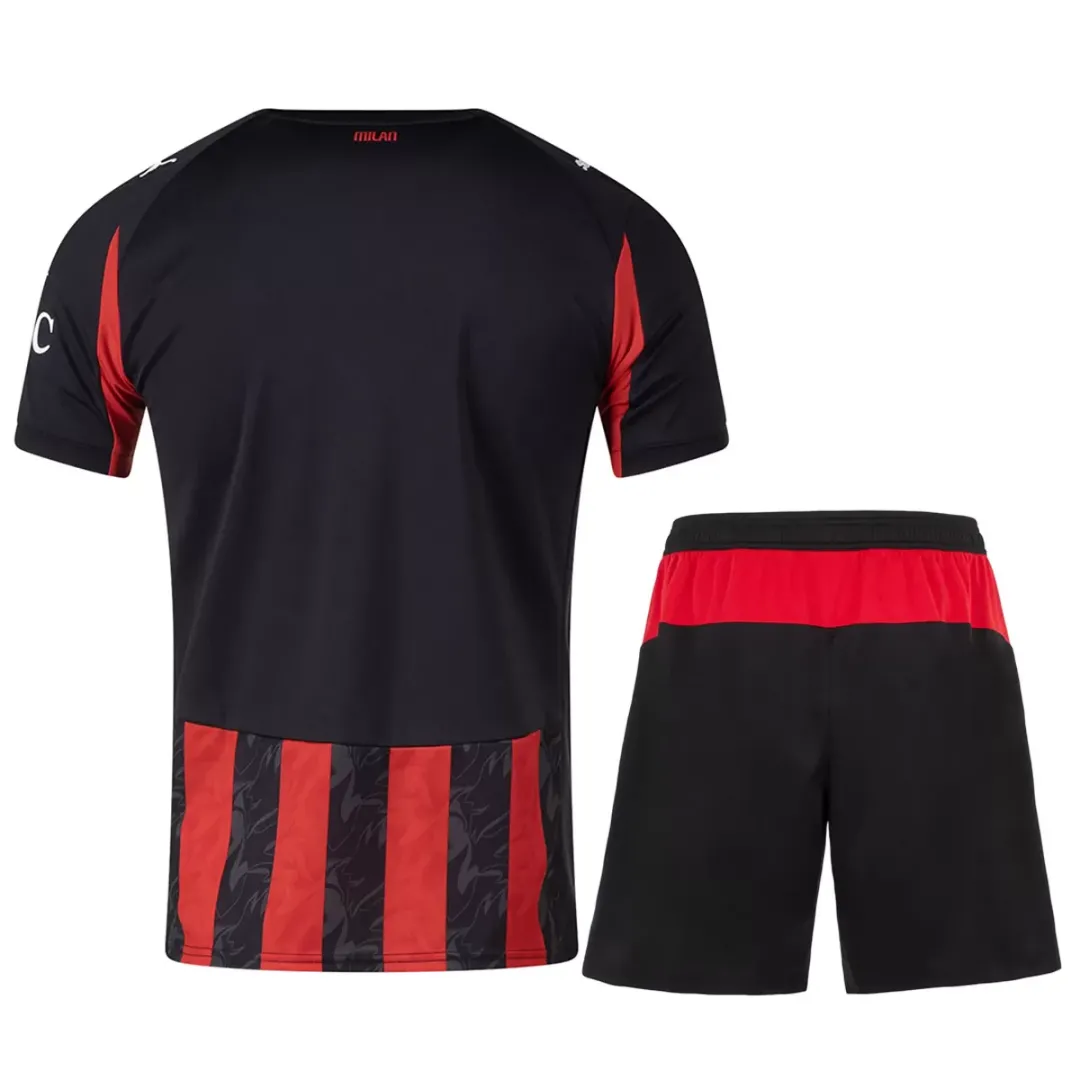 Alternative view of Kid's AC Milan Home Kit 2025/26