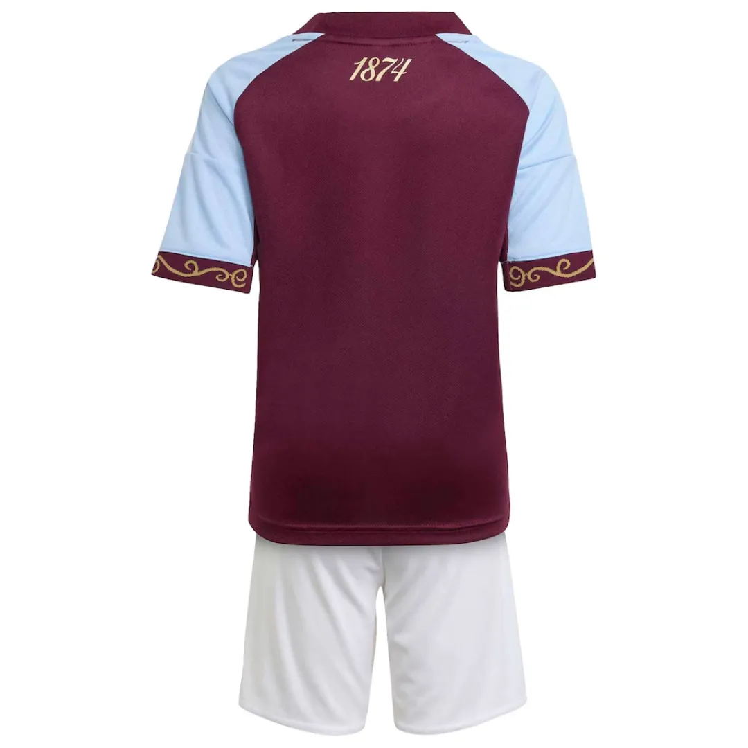 Alternative view of Kid's Aston Villa Home Kit 2025/26