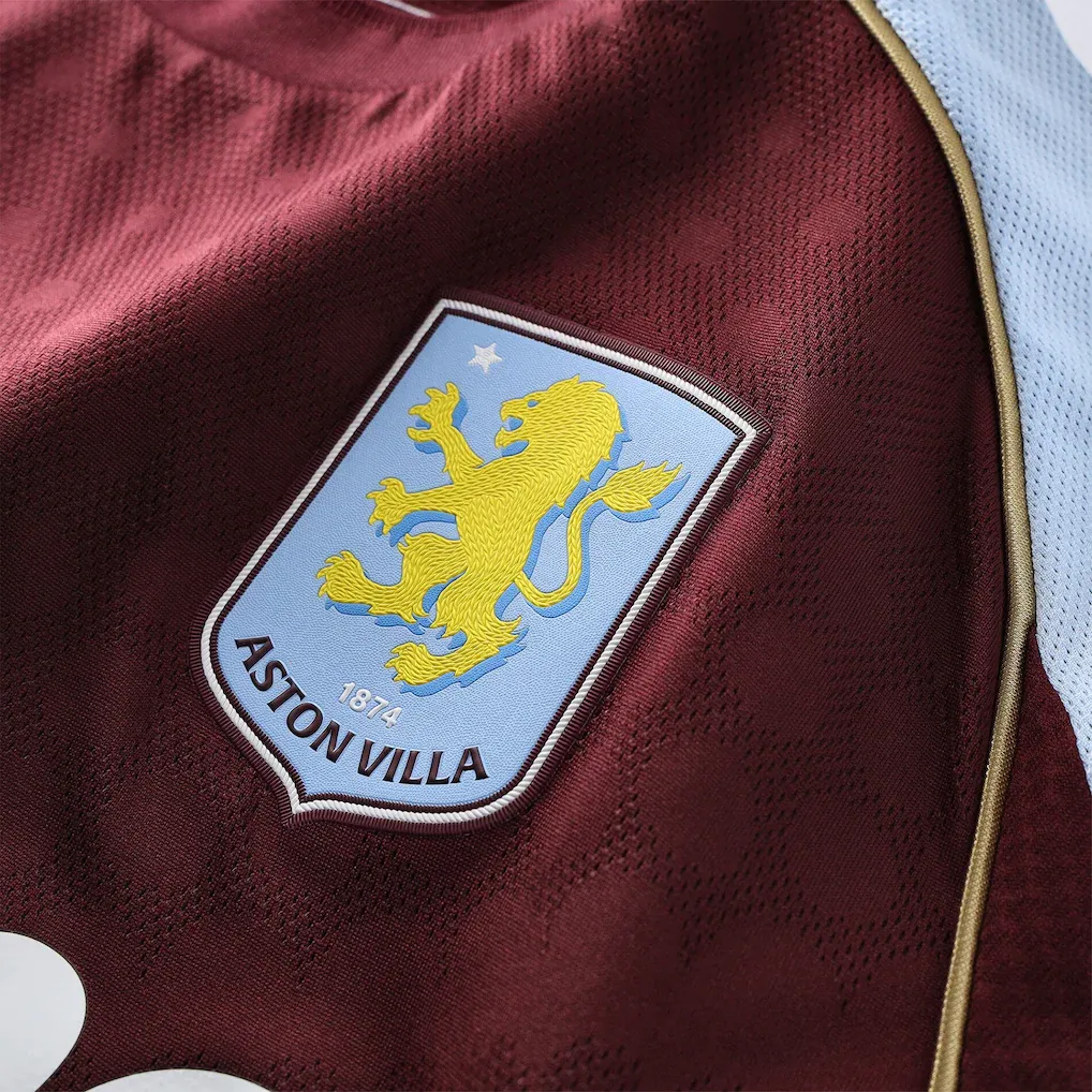 Player Version Aston Villa Home Authentic Match Jersey 2025/26 - Image 4