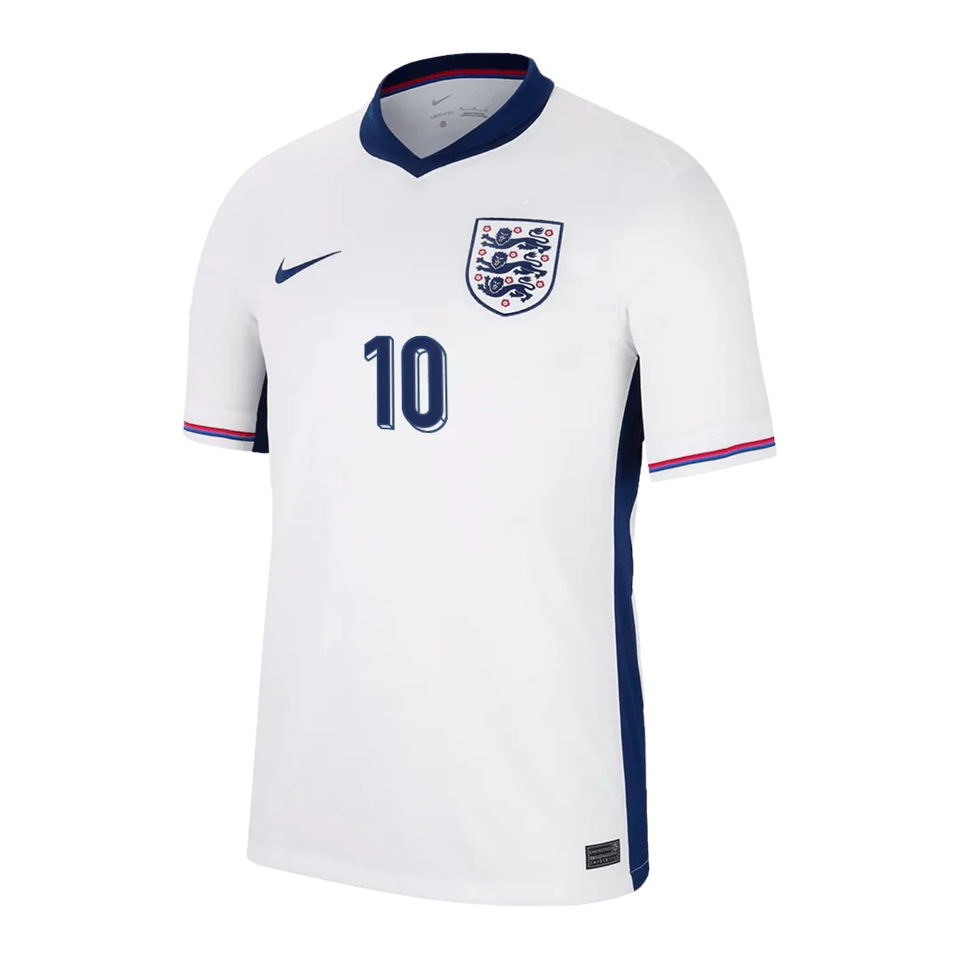 Alternative view of Jude Bellingham #10 England Home Jersey EURO 2024