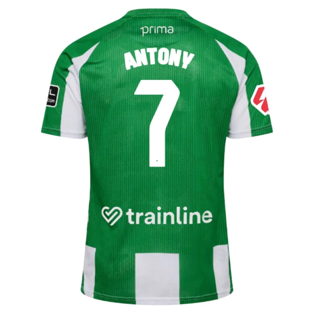 Alternative view of Antony #7 Real Betis Home Jersey 2025/26