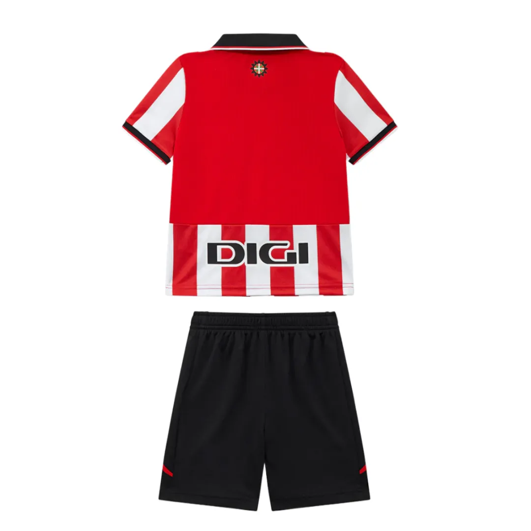 Alternative view of Kid's Athletic Club Bilbao Home Kit 2025/26