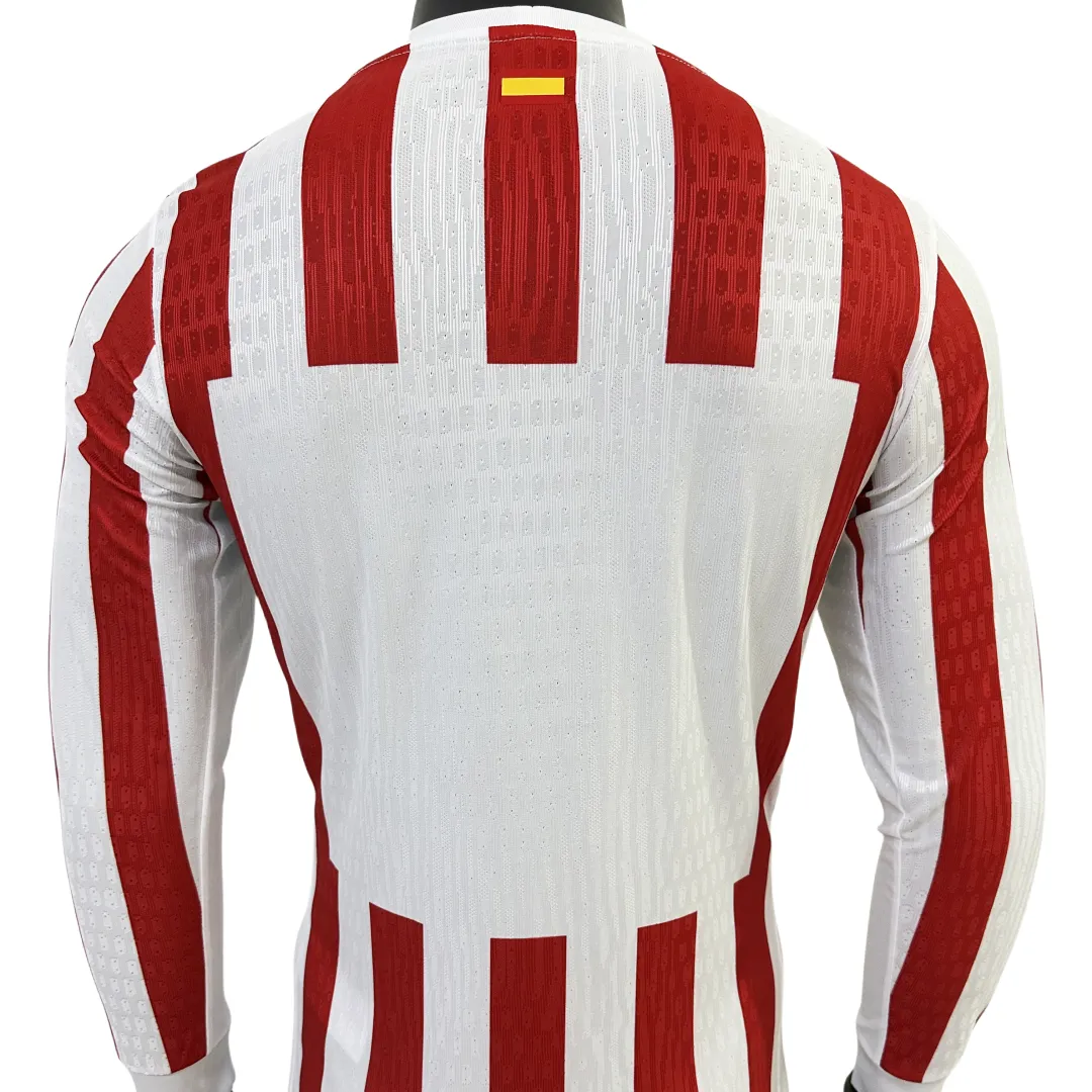 Alternative view of Player Version Atletico Madrid Home Long Sleeve Jersey 2025/26