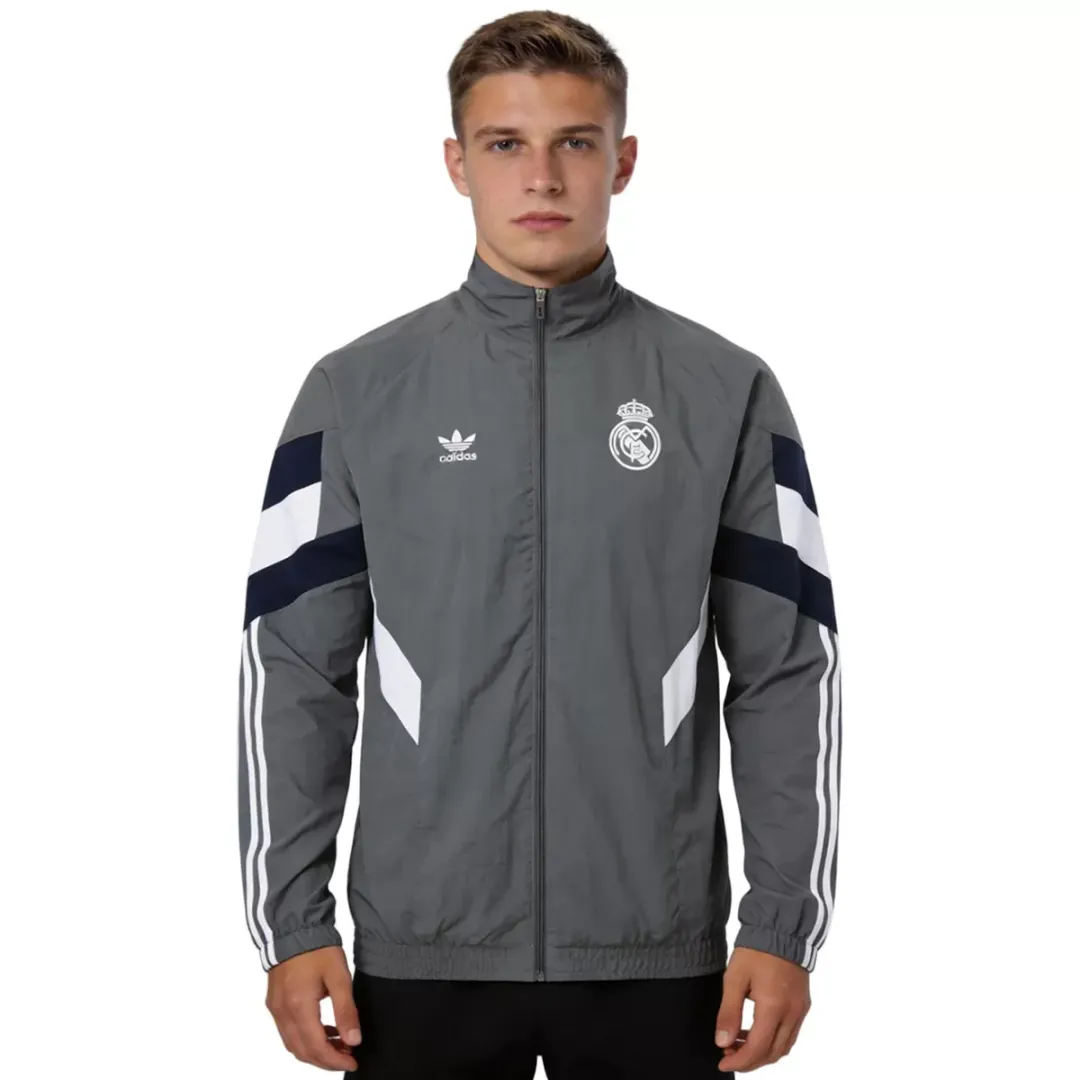Alternative view of Real Madrid Windbreaker Jacket Gray 2025/26