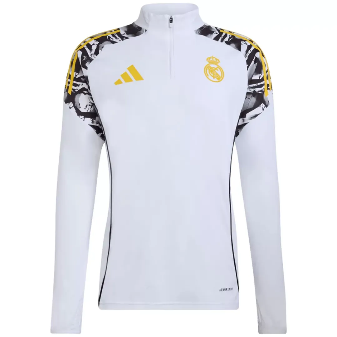Alternative view of Kid's Real Madrid x Marvel Zipper Sweatshirt Kit(Top+Pants) White 2025/26