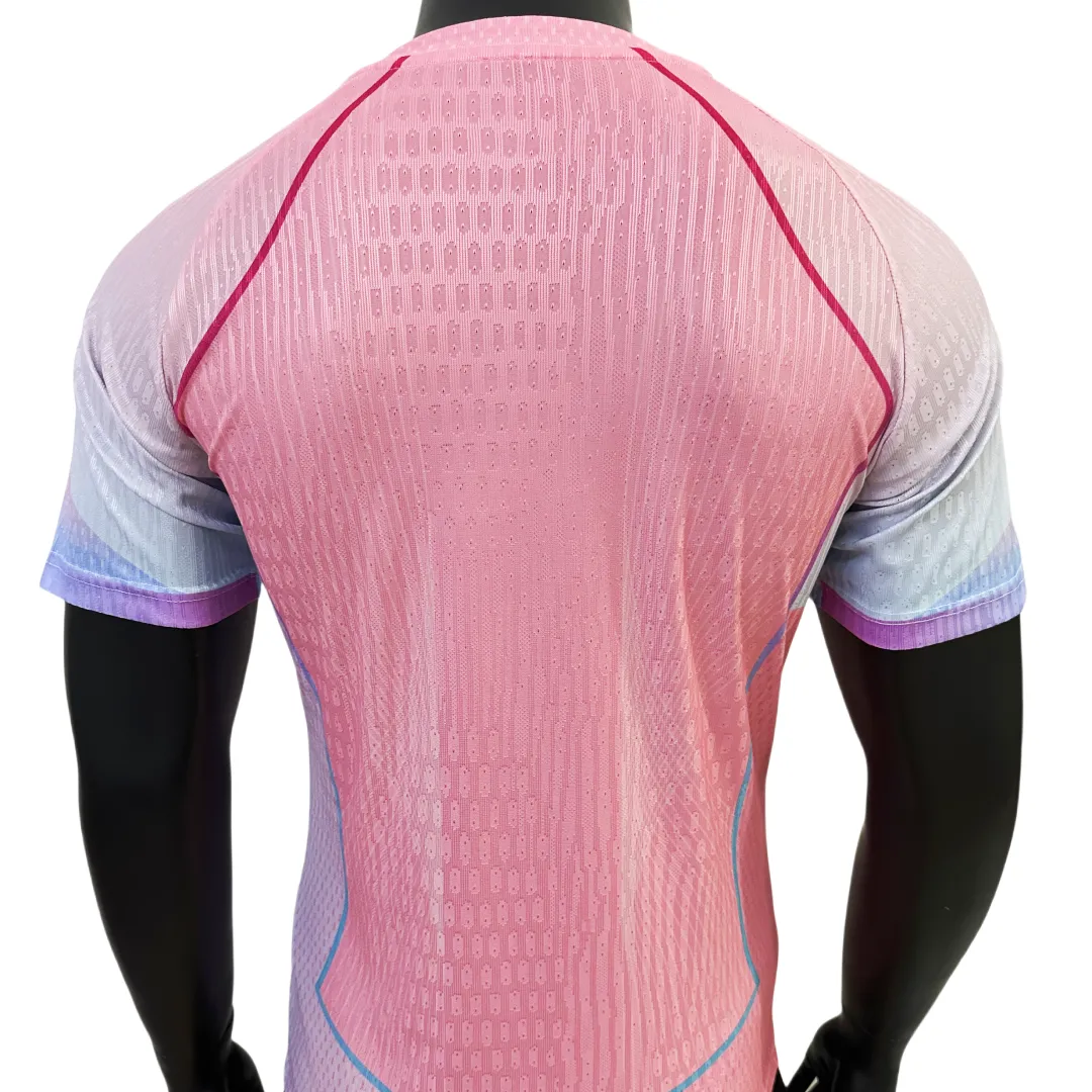 Alternative view of Player Version Barcelona Pink Pre-match Jersey 2025/26
