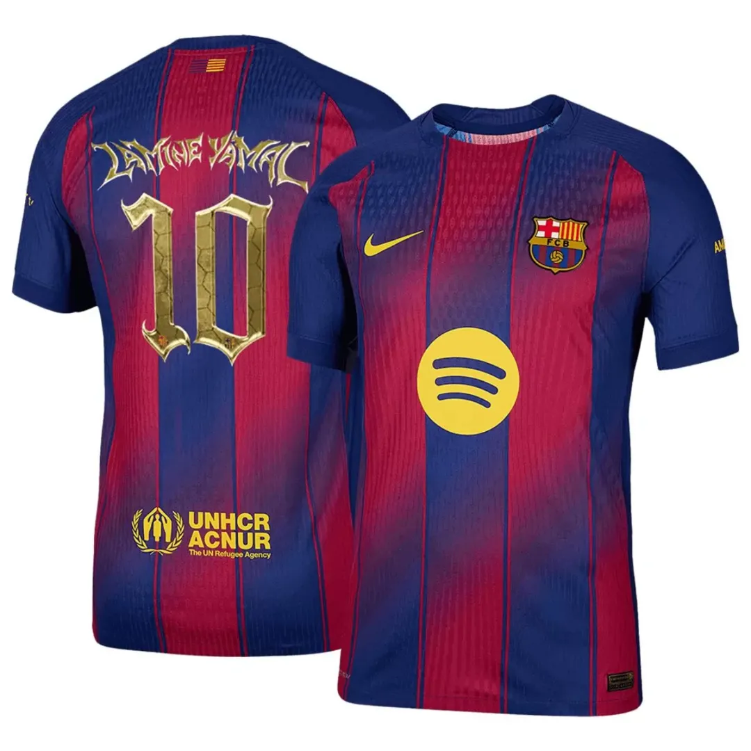 Player Version LAMINE YAMAL #10 Barcelona Home Jersey 2025/26-Kopa Trophy Edition - Image 3