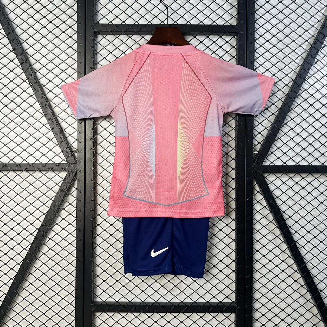 Kid's Barcelona Special Edition Pink Jersey+Shorts 2025/26 - Image 8