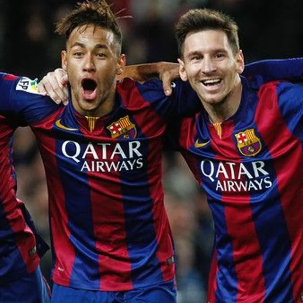 Alternative view of Retro Barcelona Home Long Sleeve Jersey 2014/15