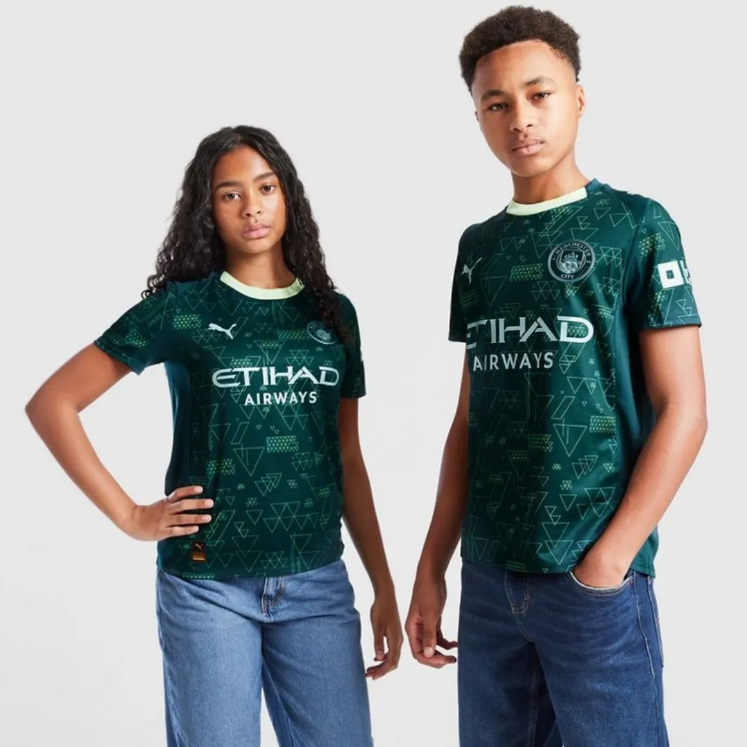 Alternative view of Kid's Manchester City EA Sports Fourth Kit 2025/26