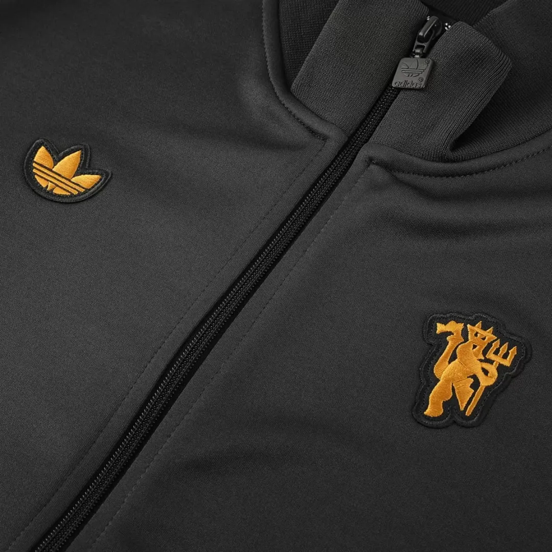 Manchester United Anthem Jacket Black 2025/26 - Image 4