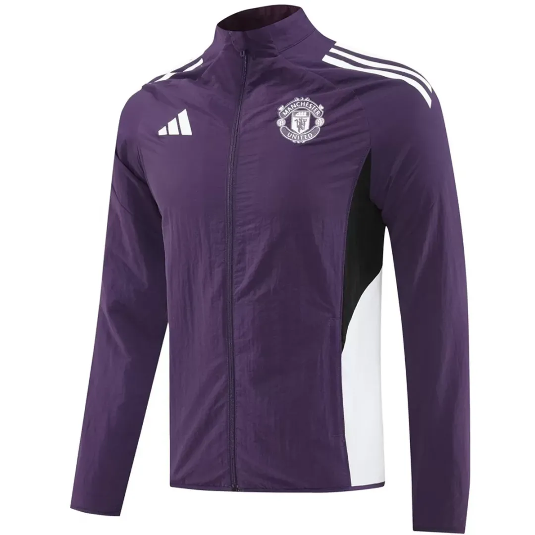 Manchester United Windbreaker Jacket Purple 2025/26 - Image 3