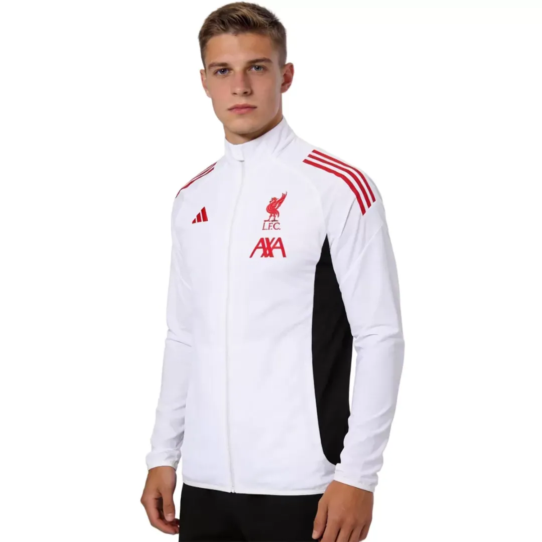 Alternative view of Liverpool Windbreaker Jacket White 2025/26