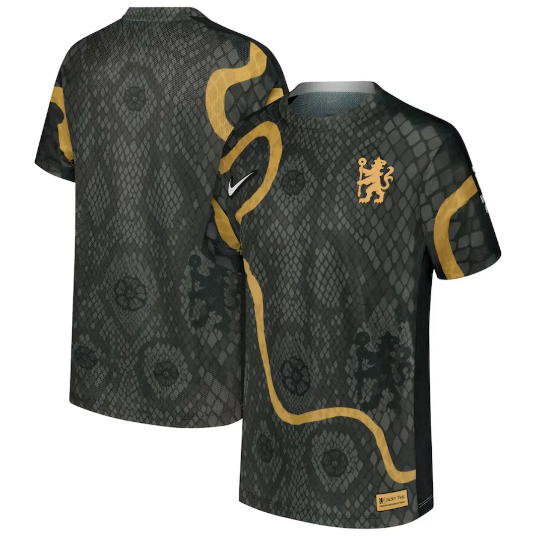 Alternative view of Chelsea Year of The Snake Limited Edition Pre Match Top Jersey 2025/26