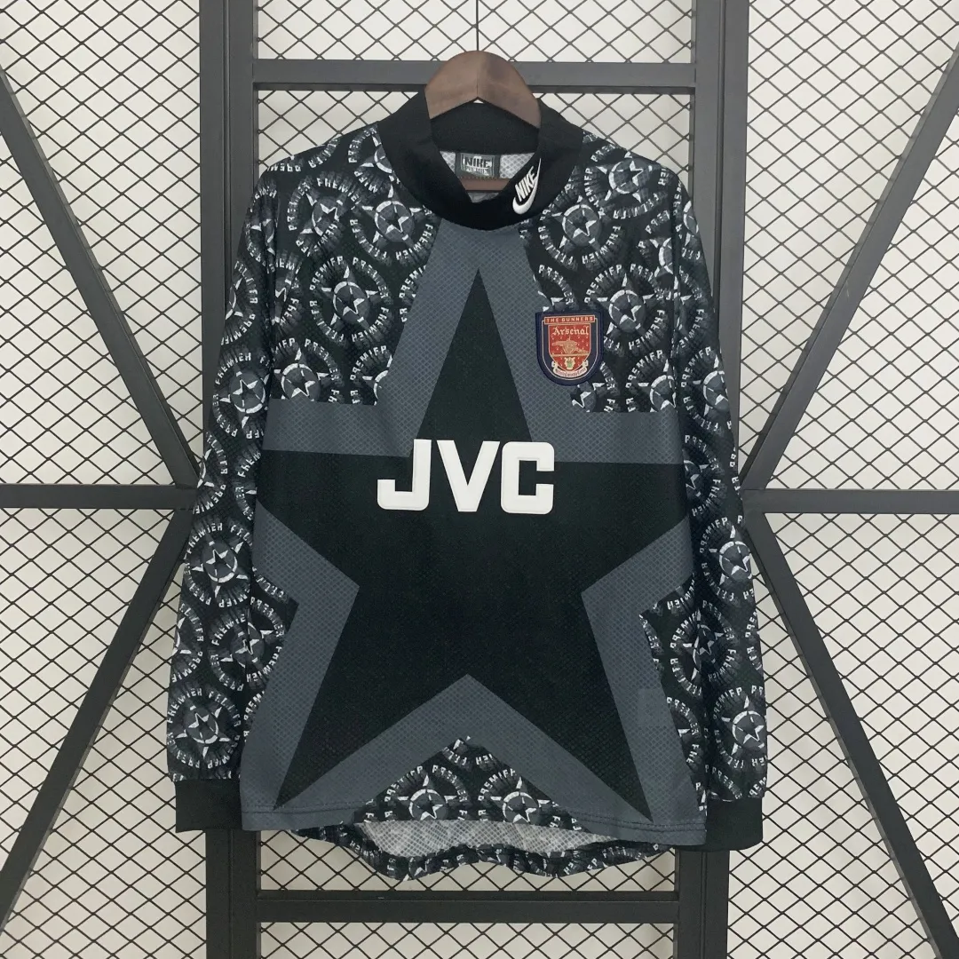 Retro Arsenal Goalkeeper Long Sleeve Jersey 1994/95 - Image 3