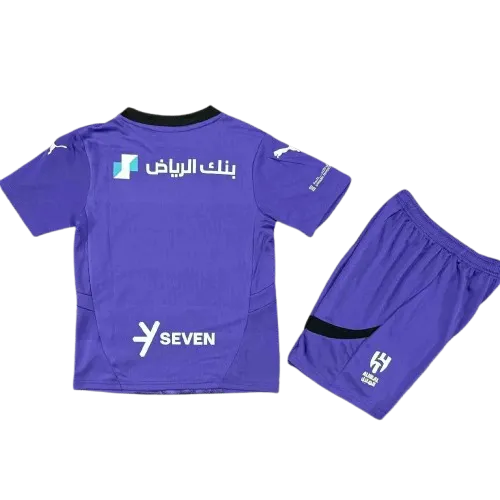 Alternative view of 2024-25 Kids Al Hilal SFC Third Jersey(Shirt+Shorts)