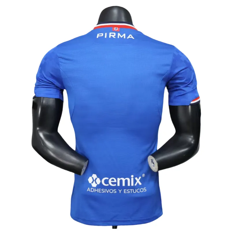 Alternative view of Cruz Azul  soccer jersey Home Player version 2025-26