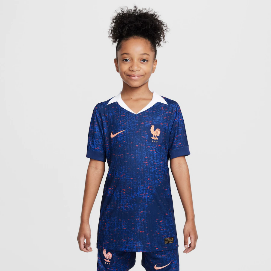 Alternative view of Kid's France Home Jersey For Women's Euro 2025