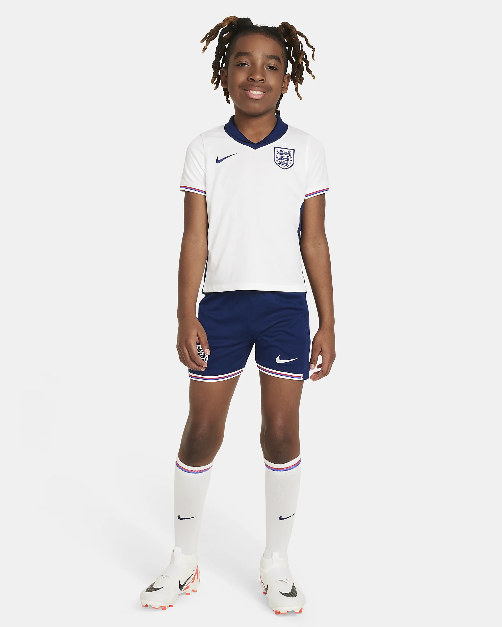 Kid's England Home Jersey+Shorts EURO 2024 - Image 3
