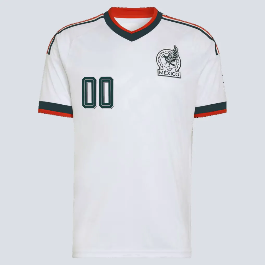 Most Popular Mexico National Team adidas 2026 Away Replica Custom Jersey - White