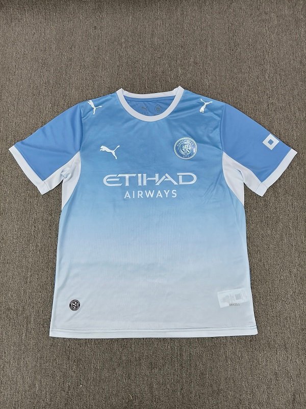 26/27 Manchester City Home Fan Version Soccer Jersey