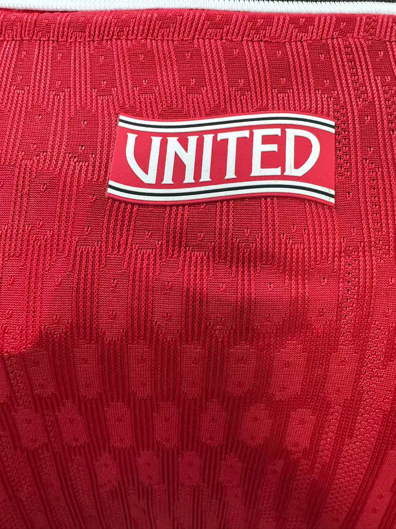 Alternative view of 26/27 Manchester United Home Player Version Jersey (With Patches)