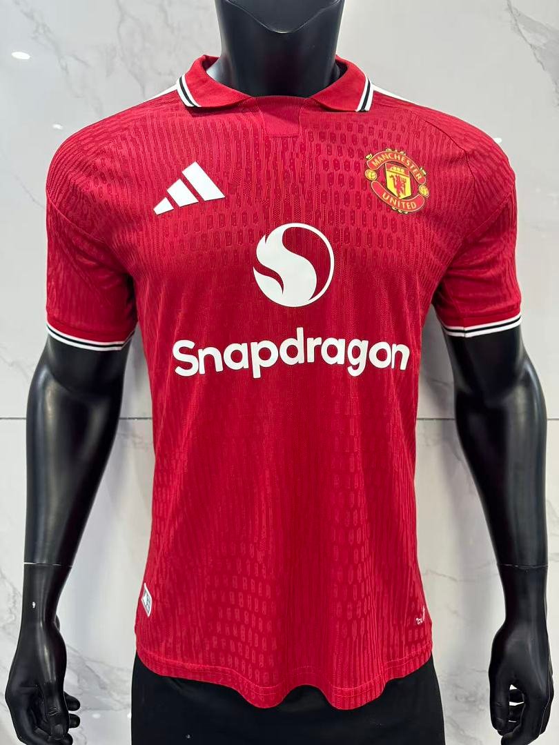 26/27 Manchester United Home Player Version Jersey (With Patches)